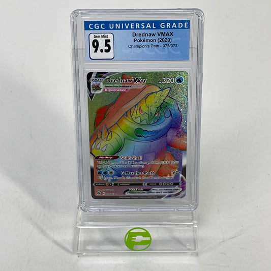 Graded 9.5 Pokémon TCG Champions Path Drednaw VMAX 075/073 English