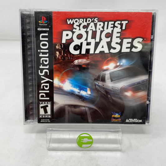 Worlds Scariest Police Chases (Sony PlayStation 1 PS1, 2001)