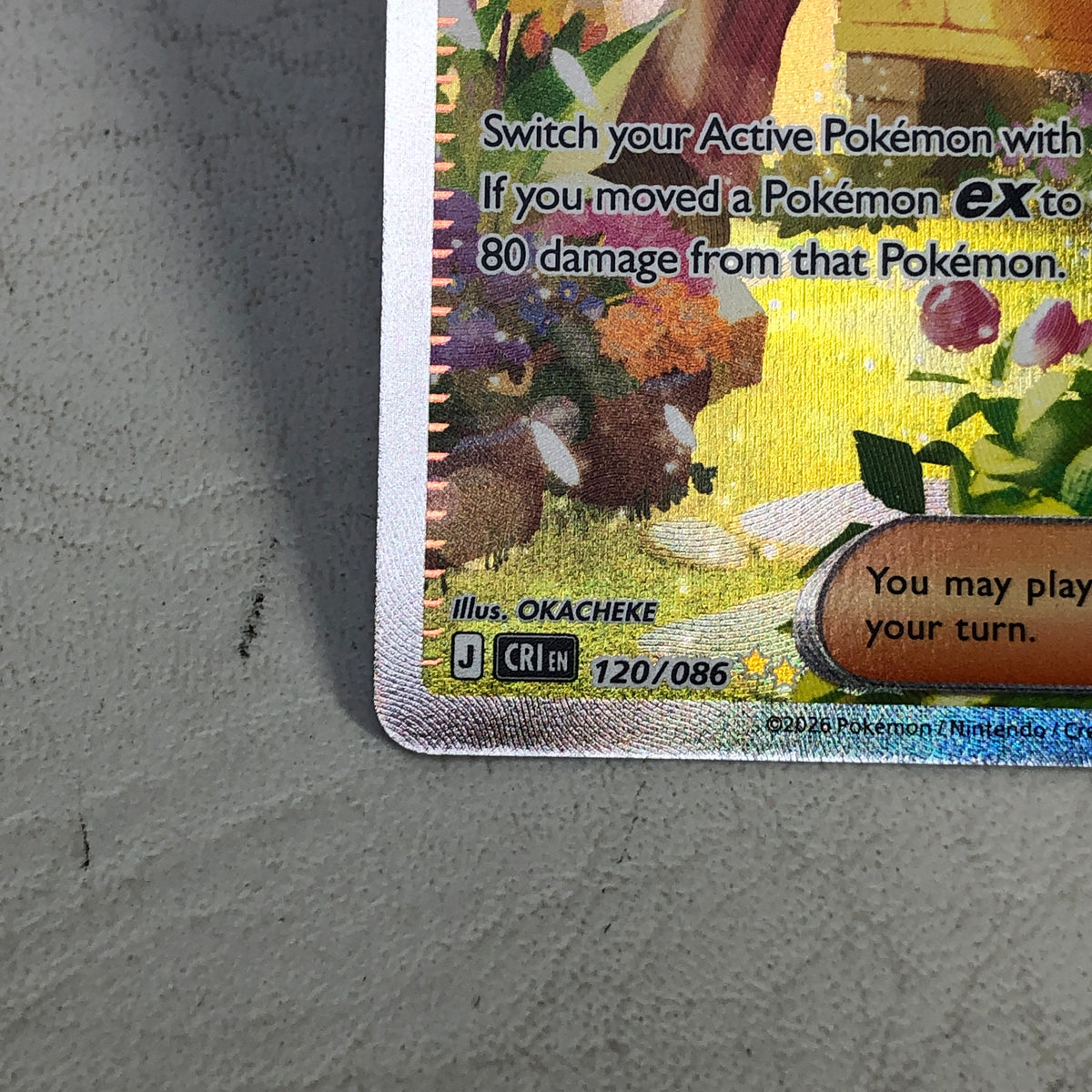 Pokémon TCG Chaos Rising AZ's Tranquility 120/086 Holo English