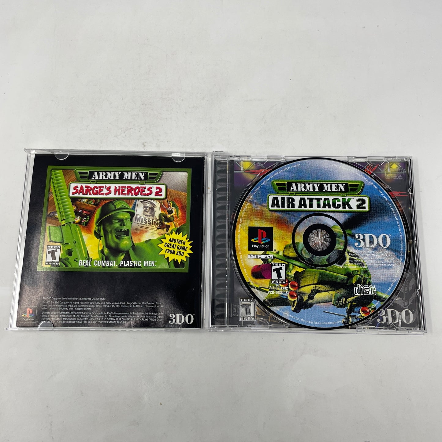 Army Men Air Attack 2 (Sony PlayStation 1 PS1, 2000)