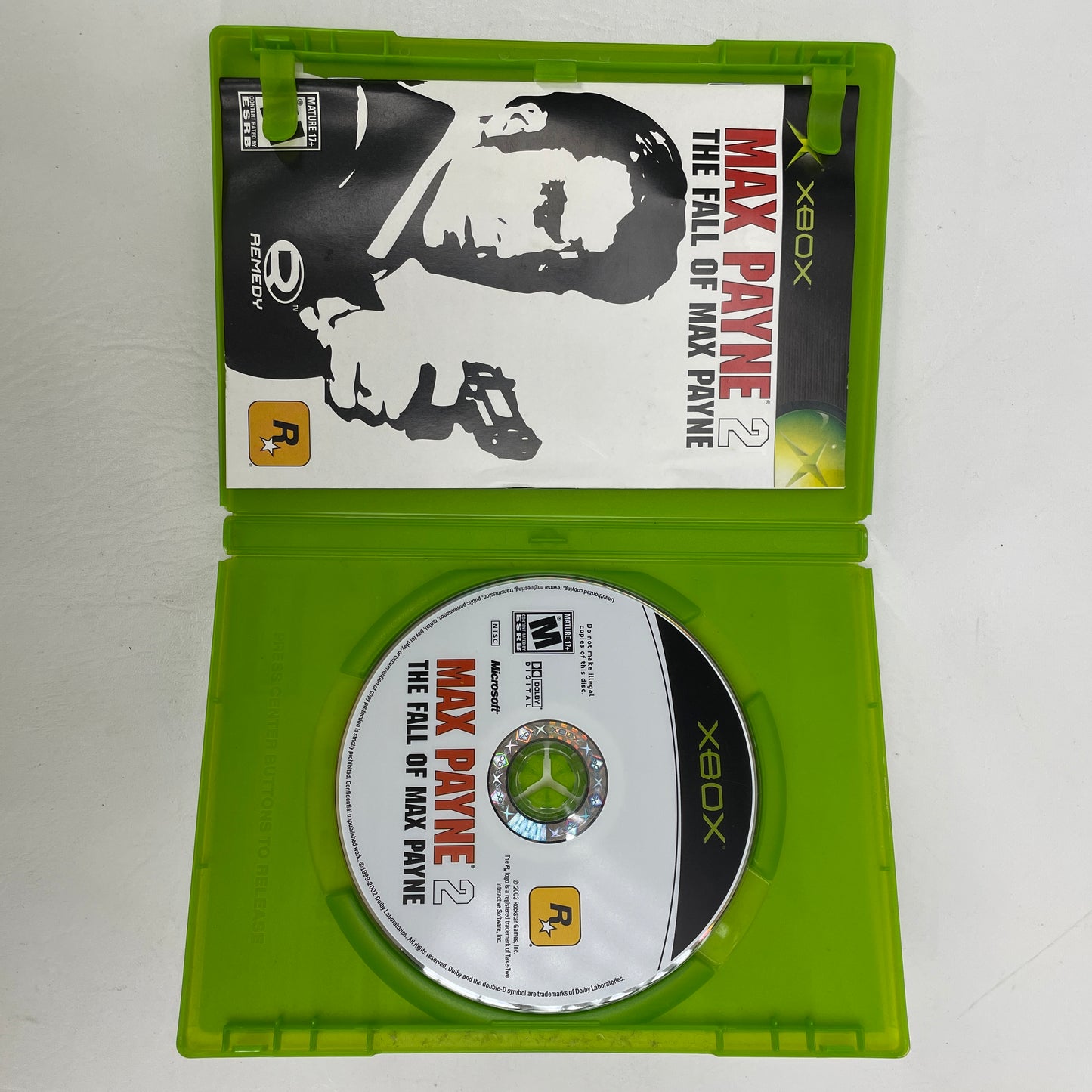 Max Payne 2 Fall of Max Payne (Microsoft Xbox, 2003)