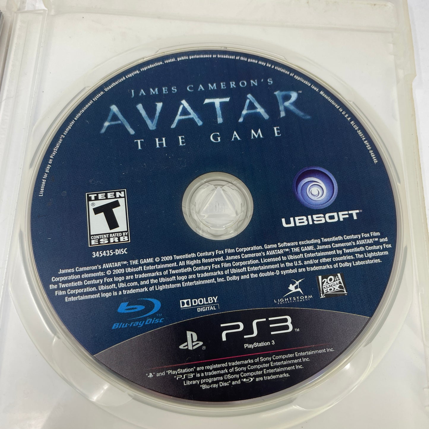 Avatar: The Game (Sony PlayStation 3 PS3, 2009)