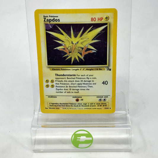 Pokémon TCG Fossil Zapdos 15 English