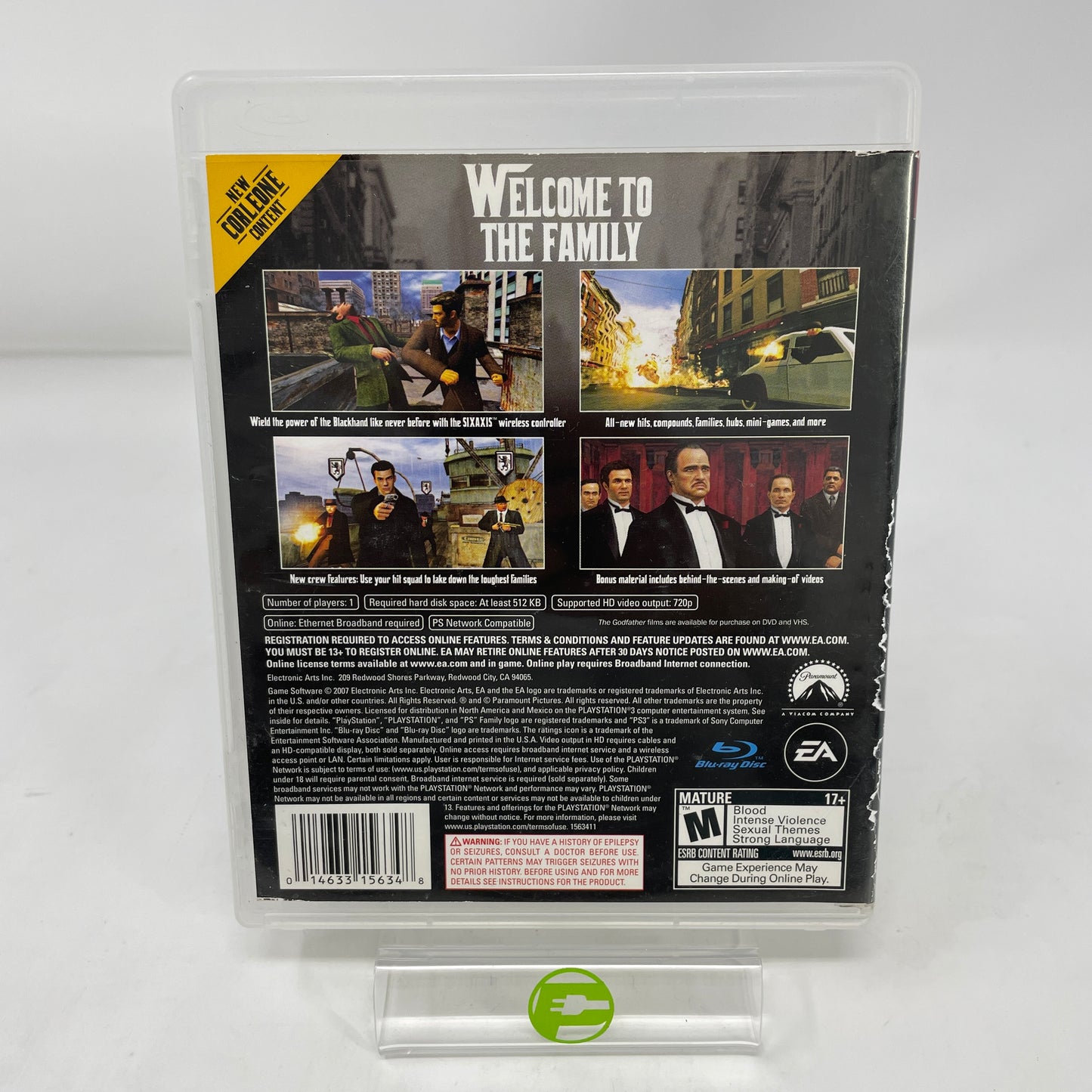 The Godfather [Don's Edition] (Sony PlayStation 3 PS3, 2007)