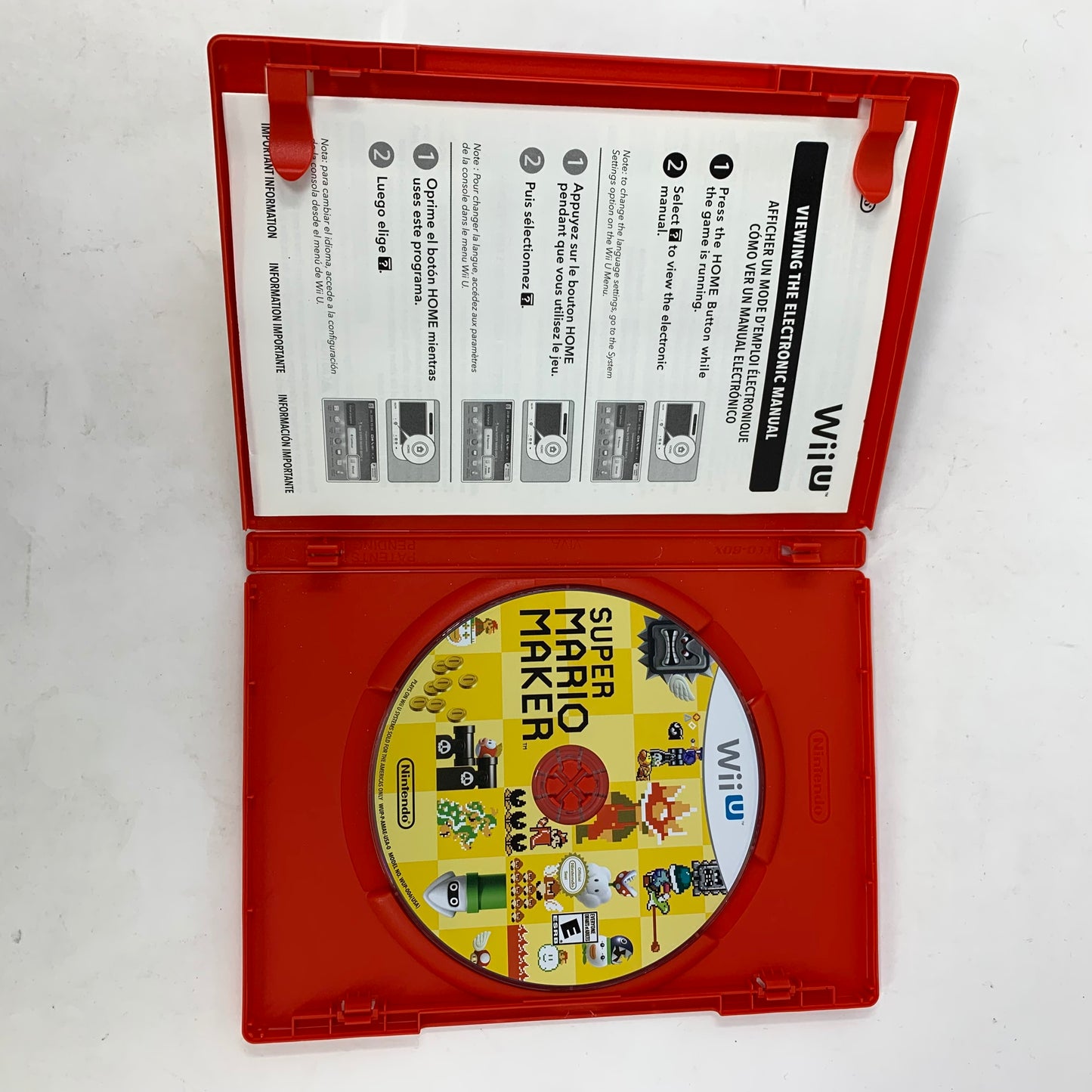 Super Mario Maker [Book Bundle] (Nintendo Wii U, 2015)