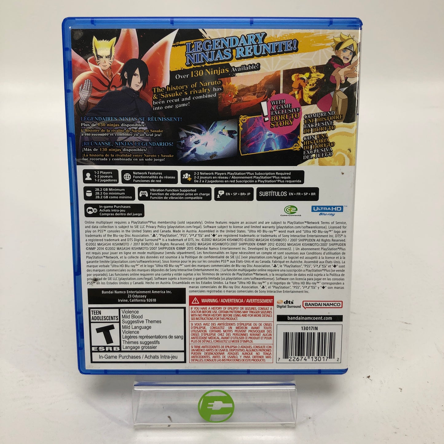 Naruto X Boruto Ultimate Ninja Storm Connections (Sony PlayStation 5 PS5, 2023)
