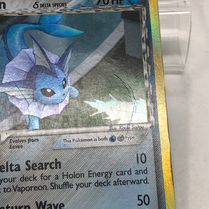 Pokémon TCG EX Delta Species Vaporeon 18/113 Holo English