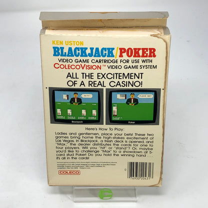 Ken Uston Blackjack-Poker (Coleco Vision, 1981)