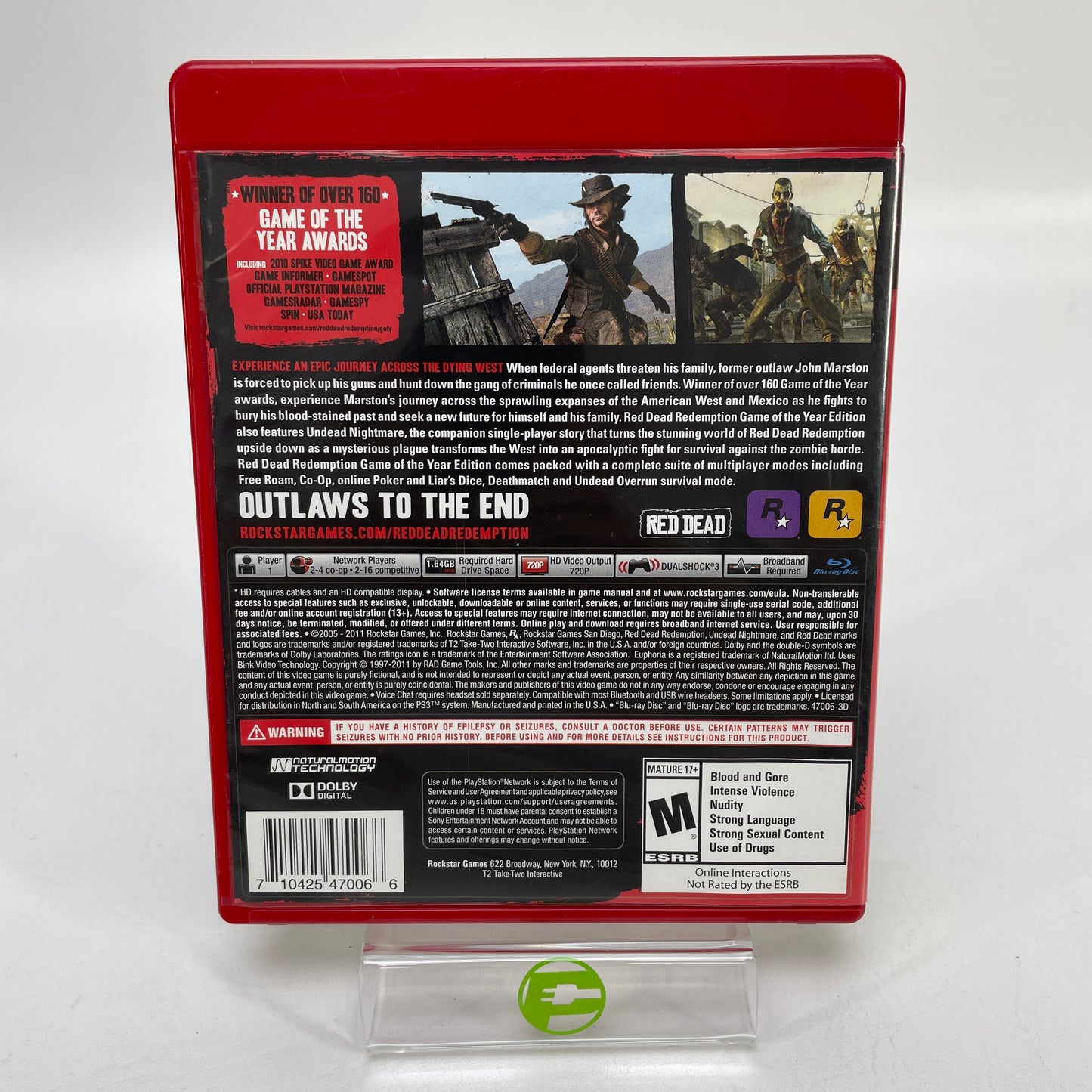 Red Dead Redemption [Game of the Year] (Sony PlayStation 3 PS3, 2011)