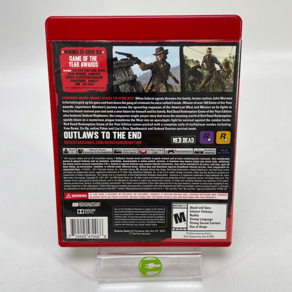 Red Dead Redemption [Game of the Year] (Sony PlayStation 3 PS3, 2011)