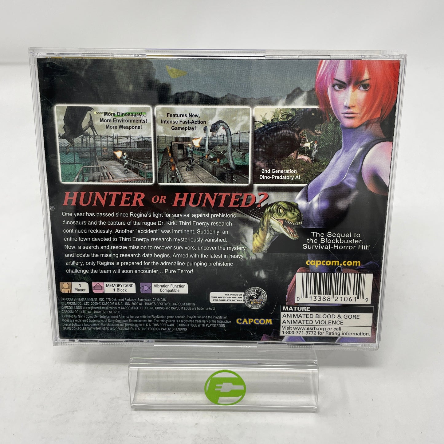 Dino Crisis 2 (Sony PlayStation 1 PS1, 2000)