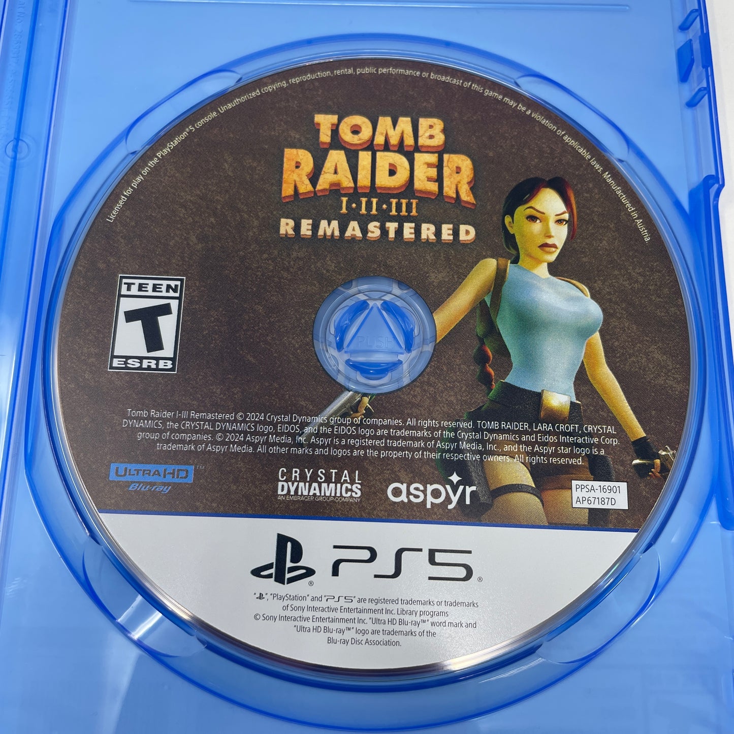 Tomb Raider I-III Remastered (Sony PlayStation 5 PS5, 2024)