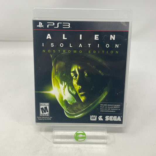 Alien: Isolation [Nostromo Edition] (Sony PlayStation 3 PS3, 2014)