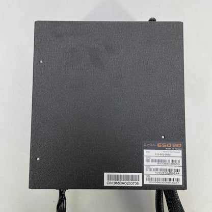 EVGA 650 BQ 110-BQ-0650 80 Plus Bronze 650W Semi Modular Power Supply