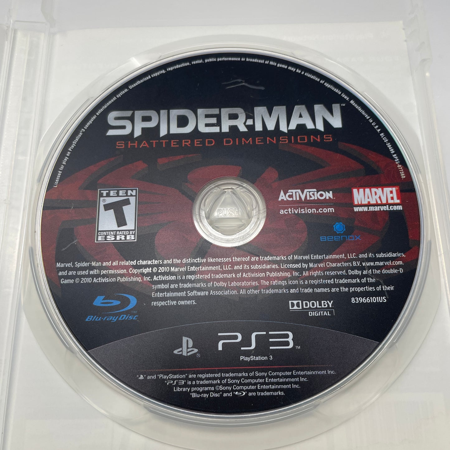 Spiderman: Shattered Dimensions (Sony PlayStation 3 PS3, 2010)