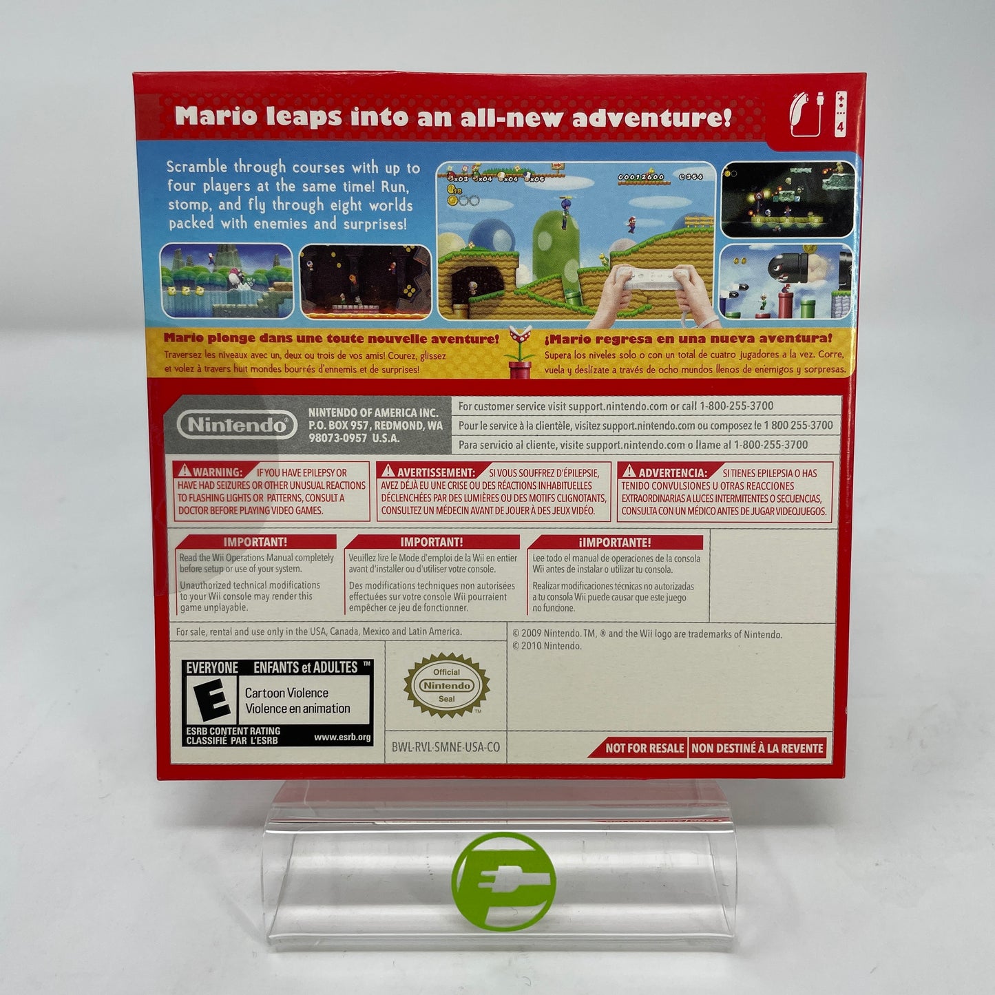 New New Super Mario Bros. Wii [Not For Resale] (Nintendo Wii, 2009)
