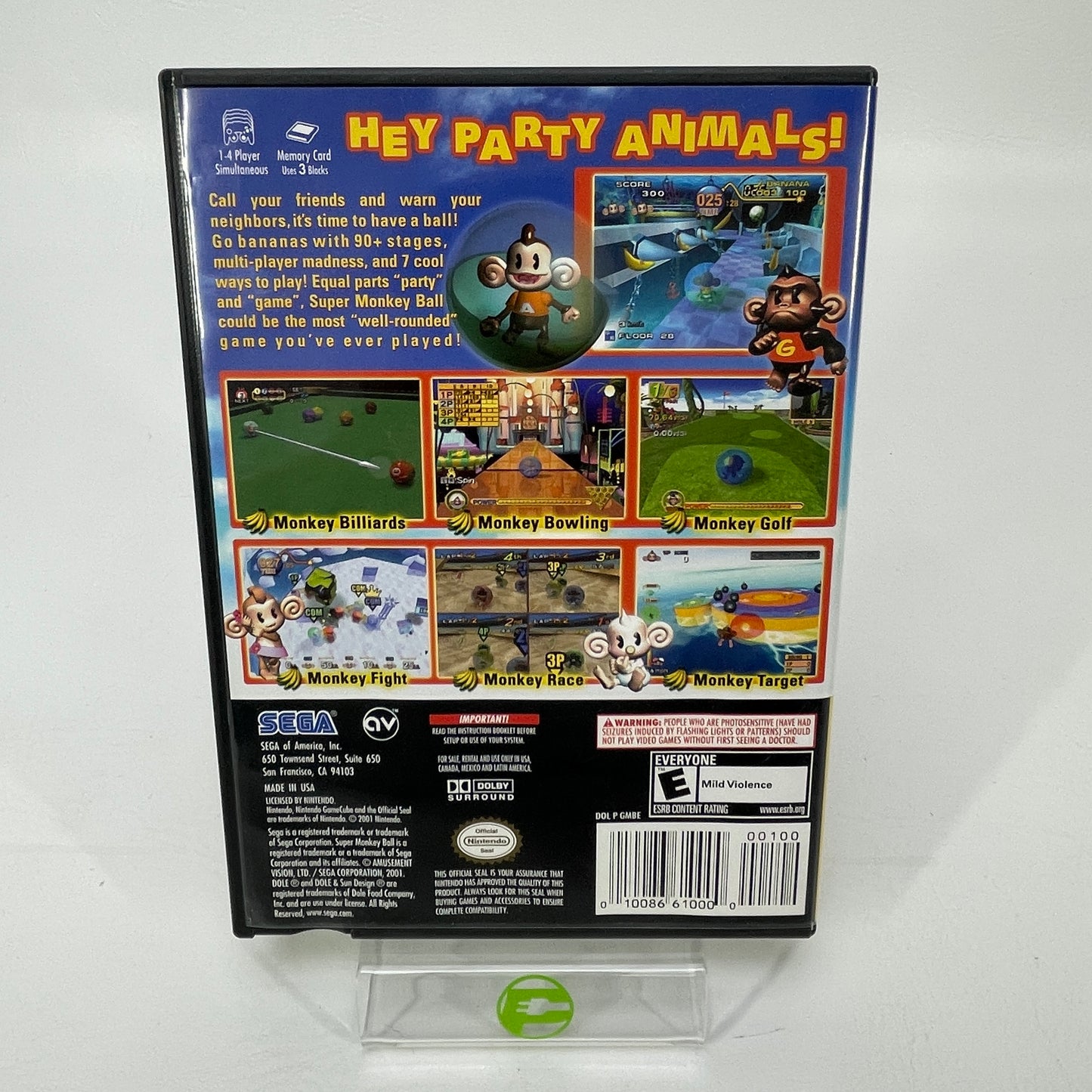 Super Monkey Ball (Nintendo GameCube, 2001)