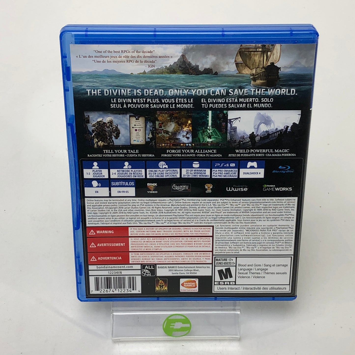 Divinity: Original Sin II: Definitive Edition (Sony PlayStation 4 PS4, 2018)