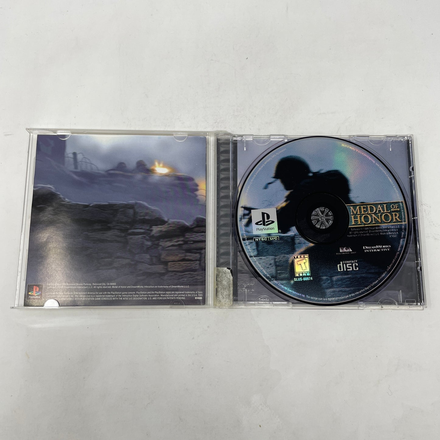 Medal of Honor (Sony PlayStation 1 PS1, 1999)