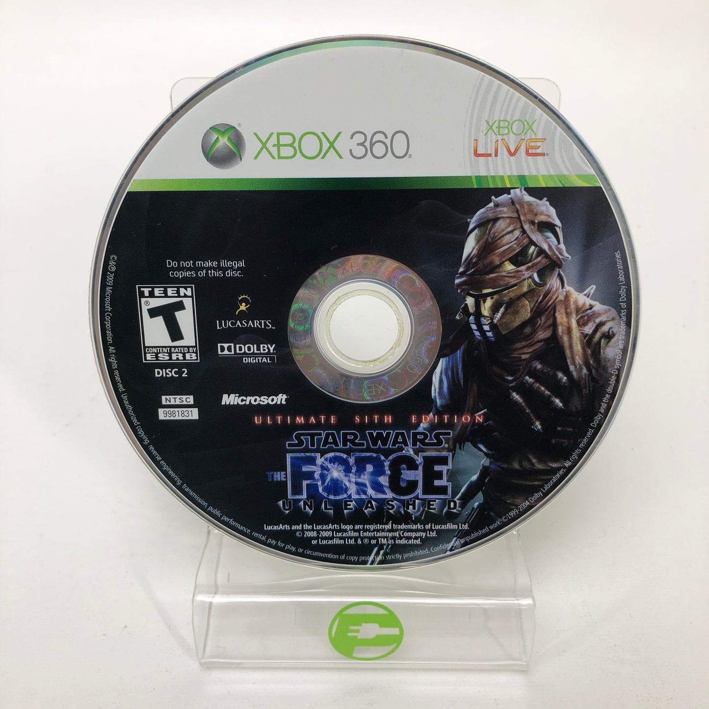 Star Wars: The Force Unleashed [Ultimate Sith Edition] (Microsoft Xbox 360,2009) Disc Only