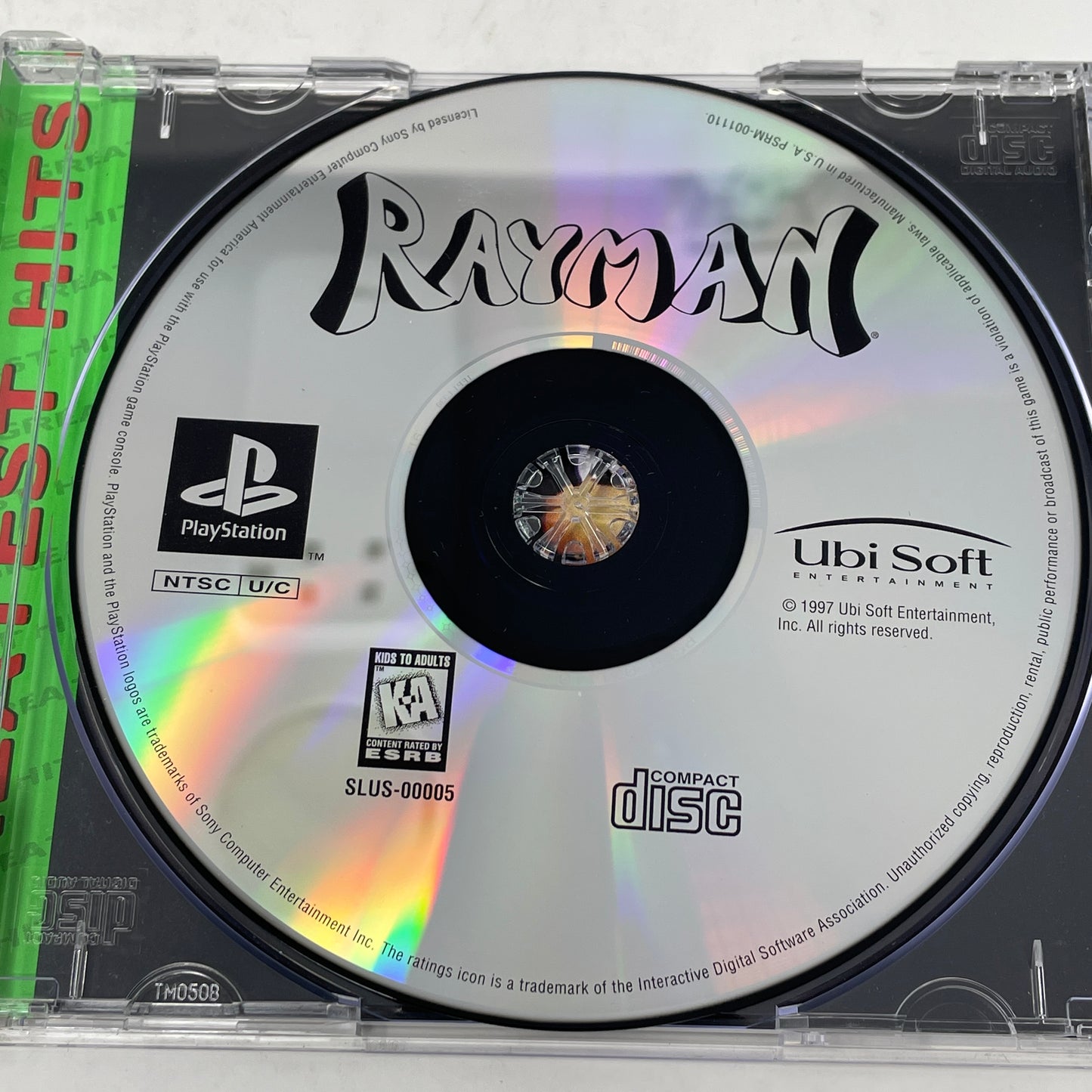 Rayman (Sony PlayStation 1 PS1, 1995)