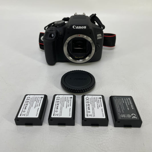 Canon EOS 2000D 24.1MP DSLR Camera