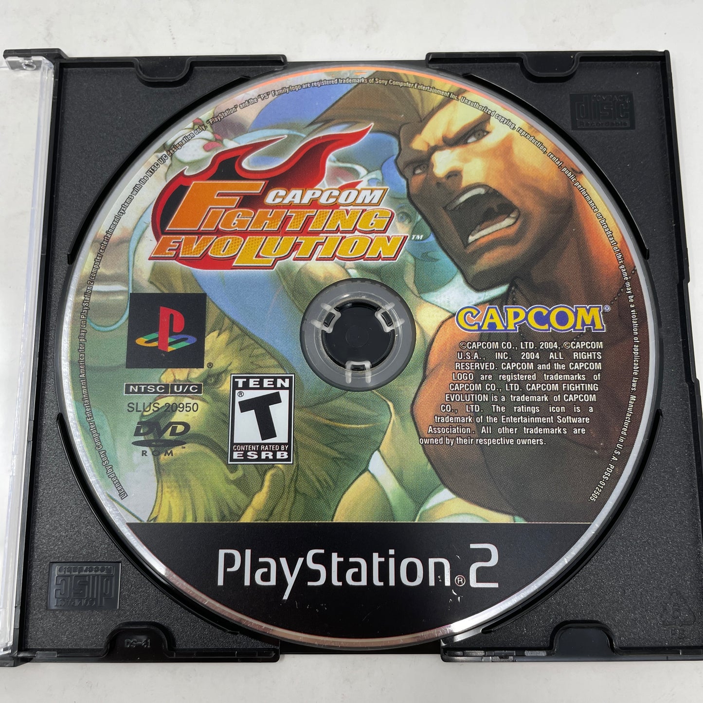 Capcom Fighting Evolution (Sony PlayStation 2 PS2, 2004) Disc Only