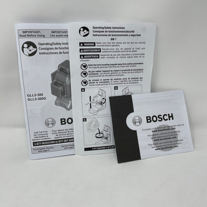 Bosch GLL3-300G Three-Plane Green Laser Level