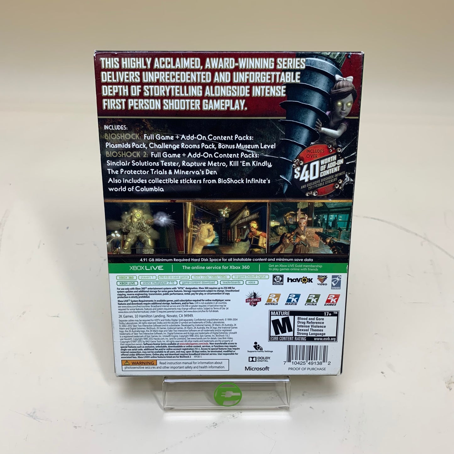 Bioshock Ultimate Rapture Edition (Microsoft Xbox 360, 2013)