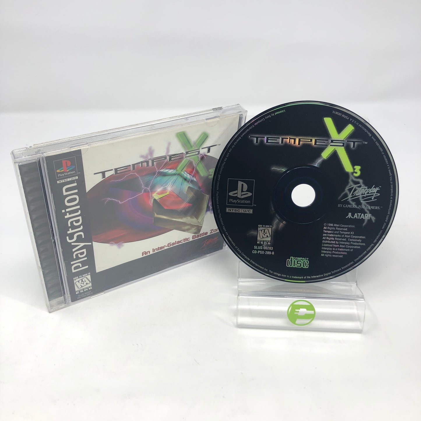 Tempest X3 An Inter-Galactic Battle Zone  (Sony PlayStation 1 PS1,  1996)