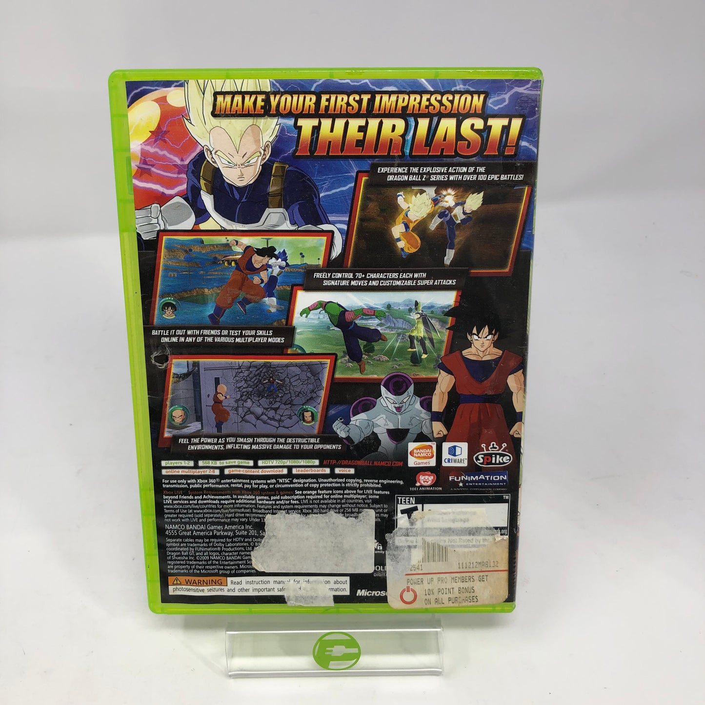 READ!!! Dragon Ball: Raging Blast (Microsoft Xbox 360, 2009)