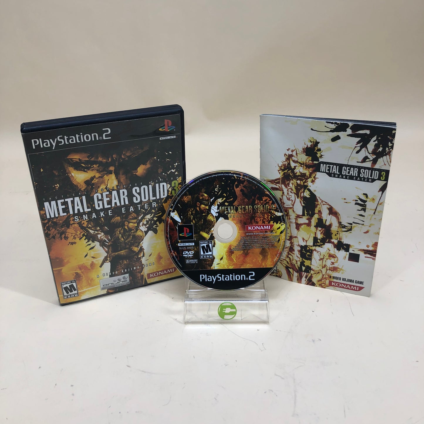 Metal Gear Solid 3 Snake Eater (Sony PlayStation 2 PS2, 2004)