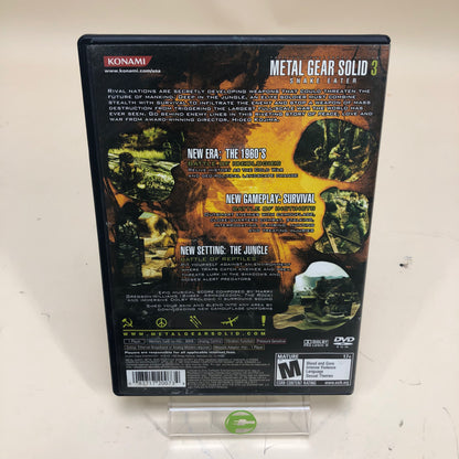 Metal Gear Solid 3 Snake Eater (Sony PlayStation 2 PS2, 2004)