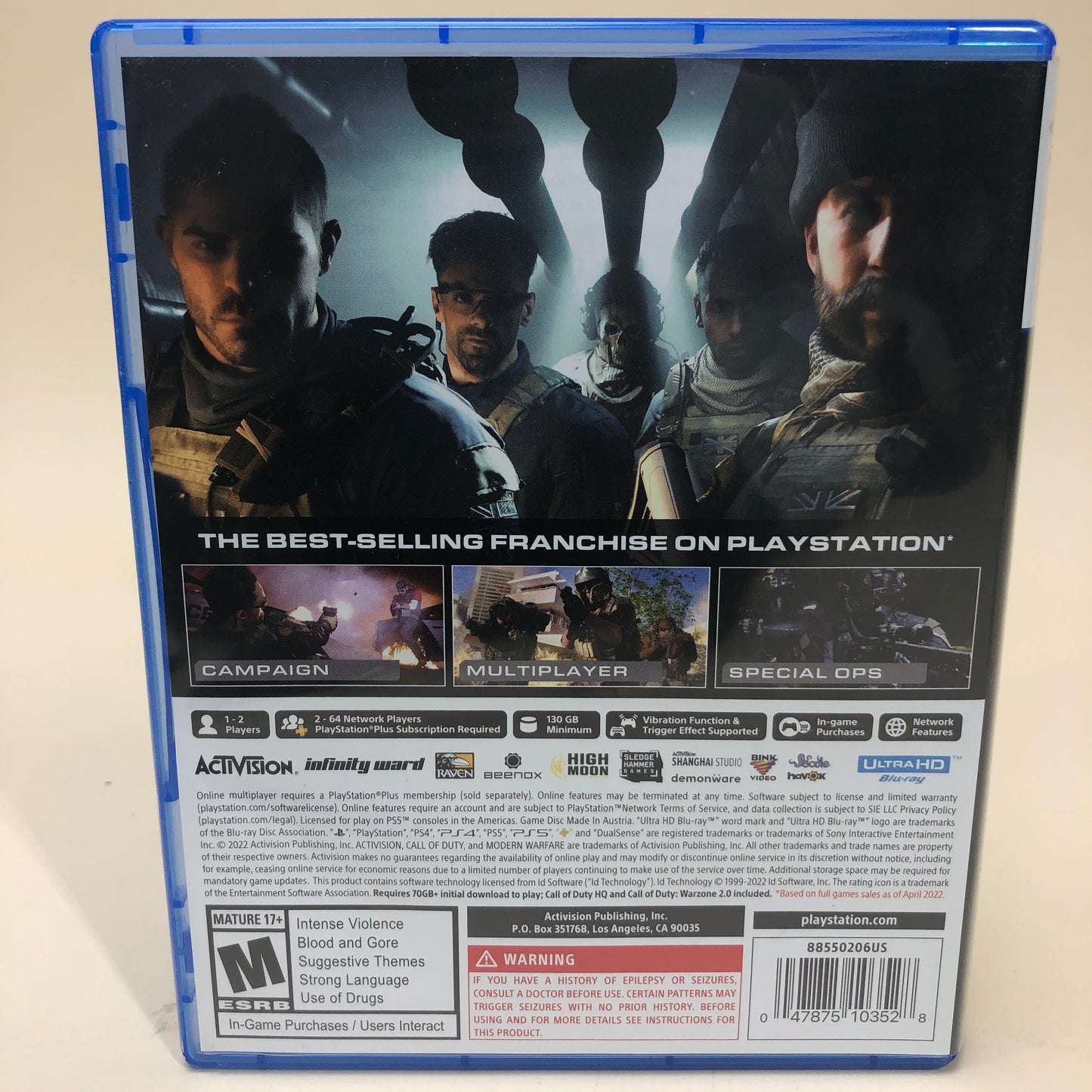 Call of Duty: Modern Warfare II (Sony PlayStation 5 PS5, 2022)