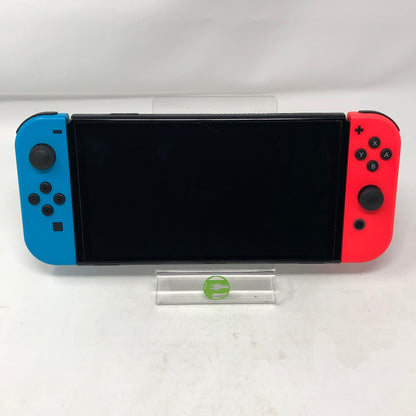 Nintendo Switch OLED Console Gaming System HEG-001 Red/Blue