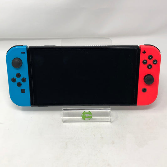 Nintendo Switch OLED Console Gaming System HEG-001 Red/Blue