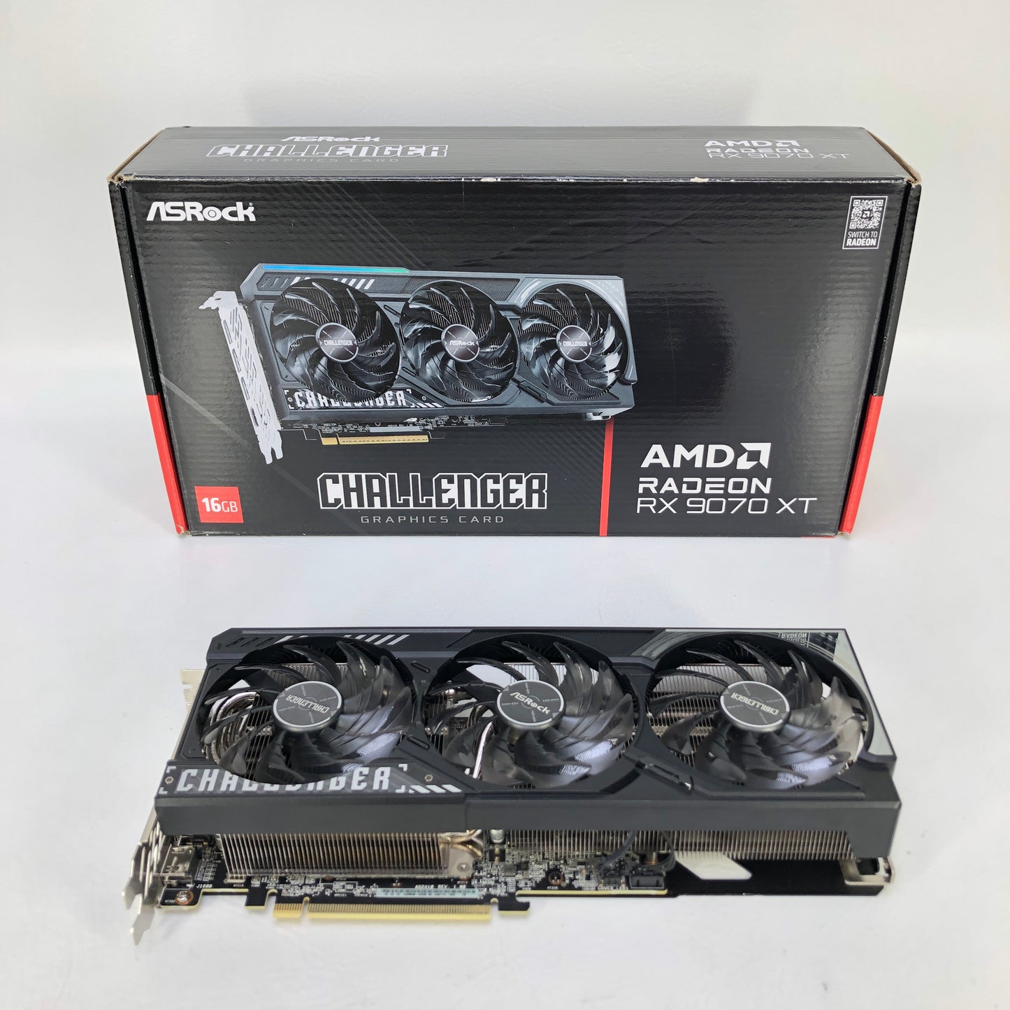 AsRock Radeon RX 9070 XT 16GB GDDR6 Graphics Card RX9070XTCL 16GB