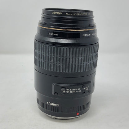 Canon EF 100mm f/2.8 Macro USM Lens w/ Caps