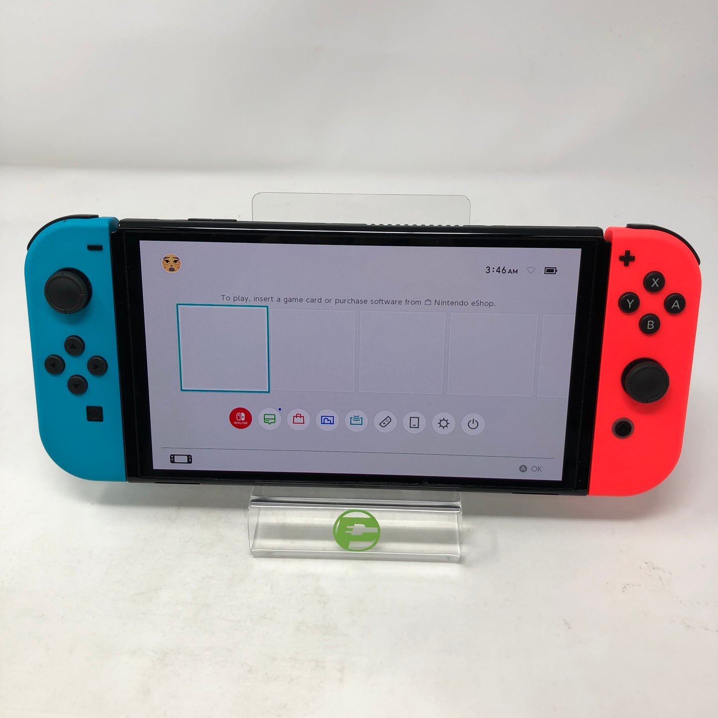Nintendo Switch OLED Console Gaming System HEG-001 Red/Blue
