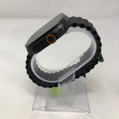 Unlocked Apple Watch Ultra 2 49MM Natural Titanium Black Ocean Band MX4P3LW/A
