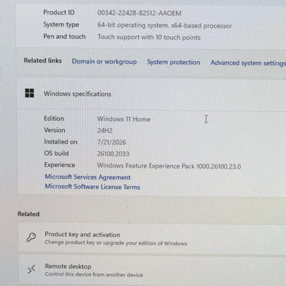 BROKEN HP AIO 27" Core Ultra 7 155U 1.70GHz 64GB RAM 4TB SSD