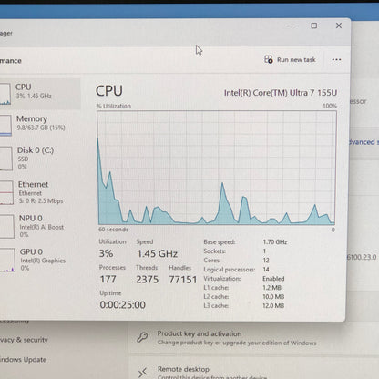 BROKEN HP AIO 27" Core Ultra 7 155U 1.70GHz 64GB RAM 4TB SSD