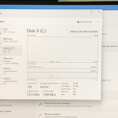 BROKEN HP AIO 27" Core Ultra 7 155U 1.70GHz 64GB RAM 4TB SSD