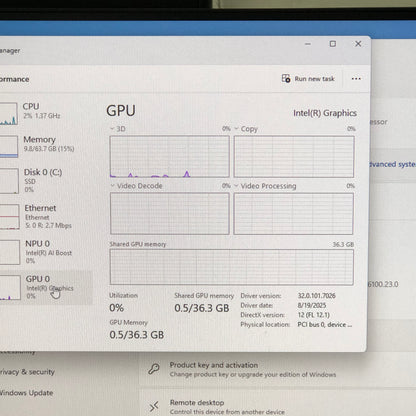 BROKEN HP AIO 27" Core Ultra 7 155U 1.70GHz 64GB RAM 4TB SSD