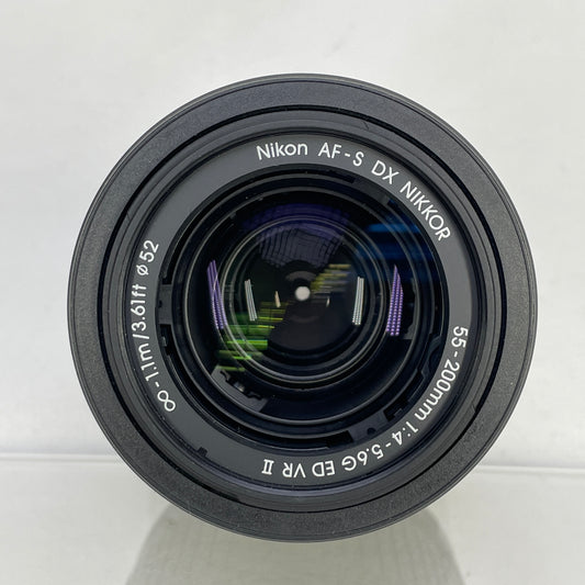 Nikon AF-S DX NIKKOR 55-200mm f/4-5.6G ED VR II Auto & Manual Lens AF-S