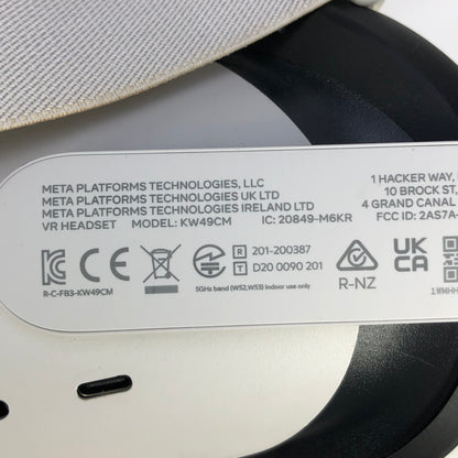 Meta Quest 2 128GB Standalone All-in-One VR Headset KW49CM
