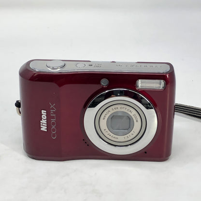 Nikon Coolpix L20 10.0 MP Red Compact Digital Camera 