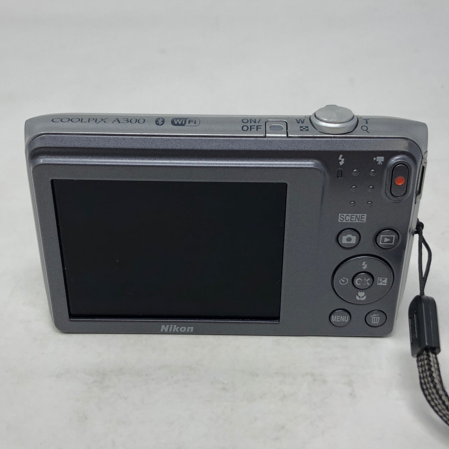 Nikon Coolpix A300 20.1MP Sliver Compact Digital Camera