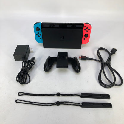 Nintendo Switch OLED Console Gaming System HEG-001 Red/Blue