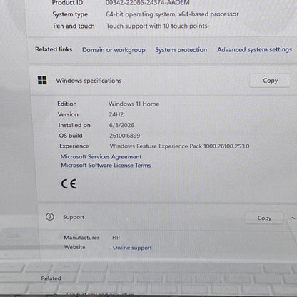HP Envy 17-CR0013DX 17.3" i7-1260P 2.1GHz 12GB RAM 512GB SSD
